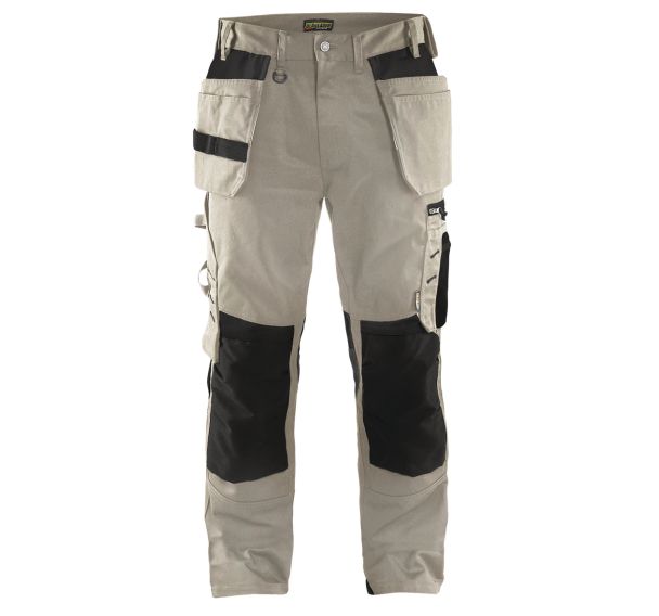Pantalon artisan beige/noir