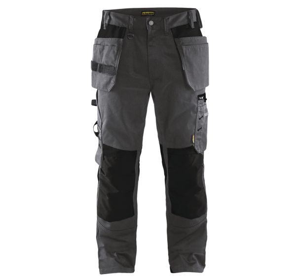Pantalon artisan gris foncé/noir