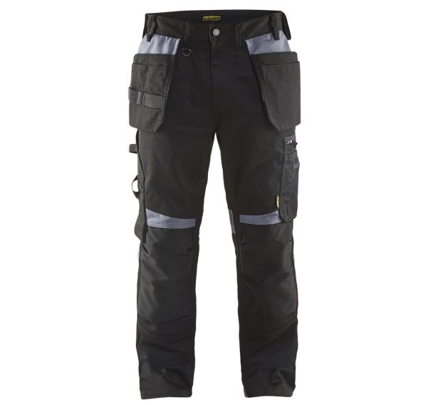 Pantalon artisan noir/gris