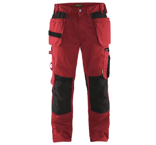 Pantalon artisan rouge/noir