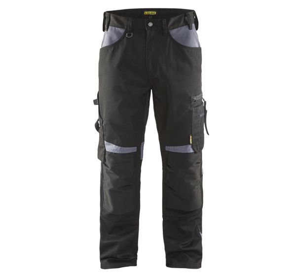 Pantalon artisan sans poche flottante noir/gris