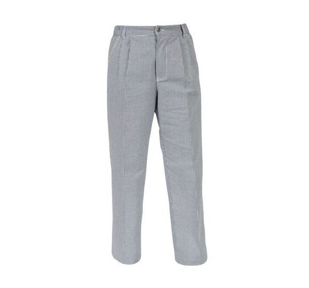 Pantalon de cuisine Robur - Oural - Mixte - Taille : 36 - Noir/blanc