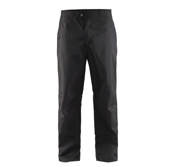 Pantalon hardshell noir, élastique à la taille