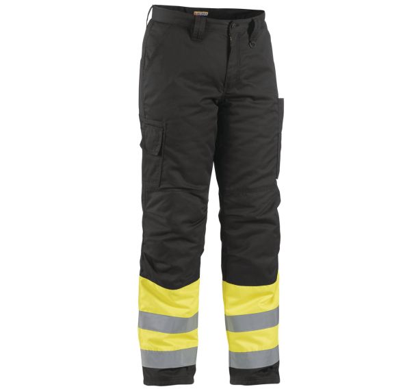 Pantalon haute visibilité hiver jaune fluorescent/noir