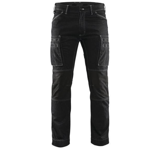 Pantalon services denim stretch