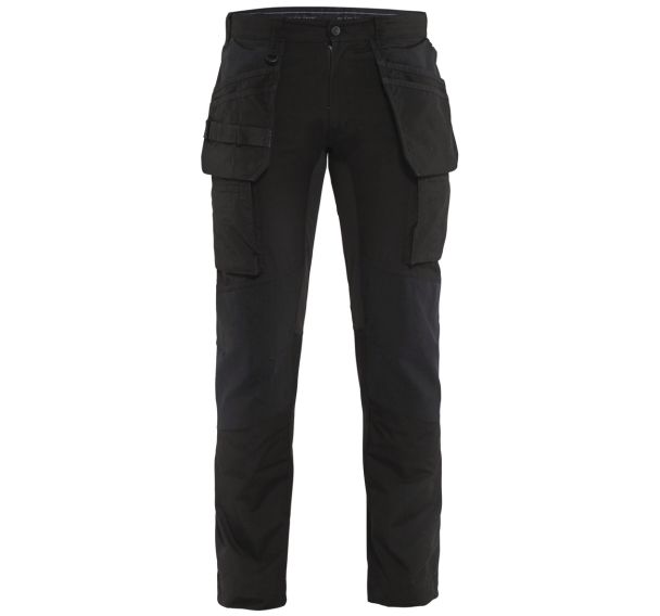 Pantalon services stretch avec poches flottantes noir