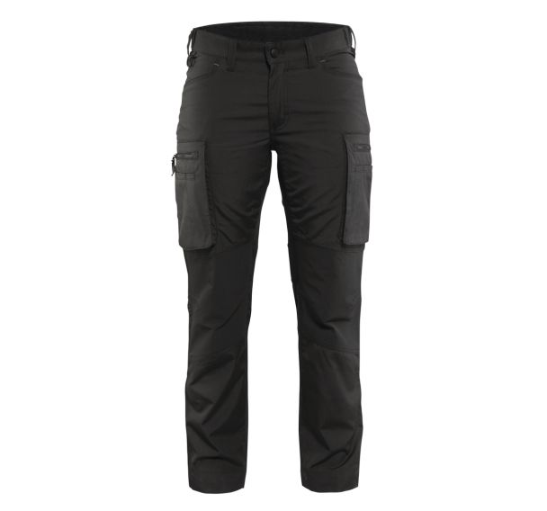 Pantalon services stretch femme noir