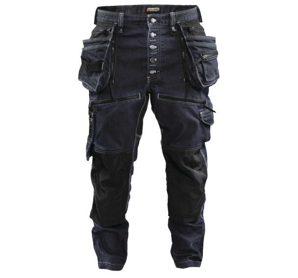 Pantalon x1900 artisan Cordura® denim/stretch 2D marine/noir