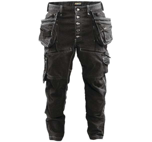 Pantalon x1900 artisan Cordura® denim/stretch 2D noir