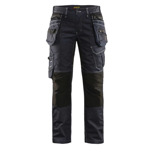 Pantalon x1900 artisan stretch 2D femme marine/noir