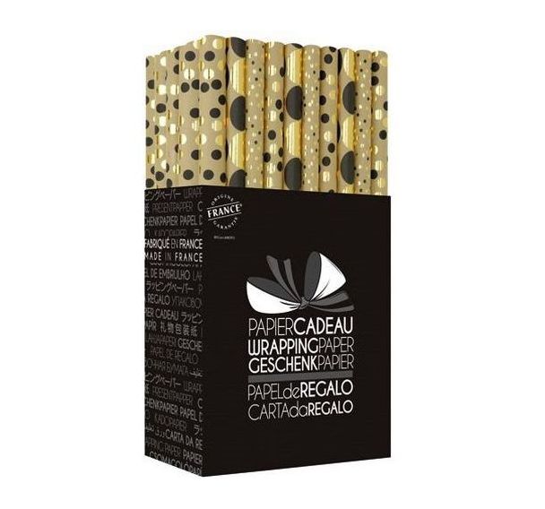Papier cadeau - 1.5x0.70m - Lot de 50