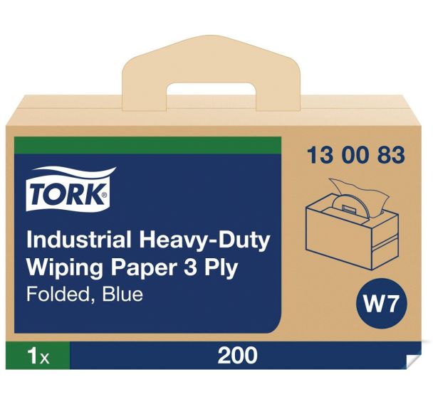 Papier d'essuyage industriel Ultra Resistant - Tork