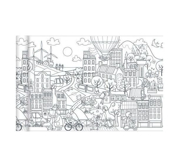 Papier spécial affiche Graffy Roll 90 g - Ville écologique