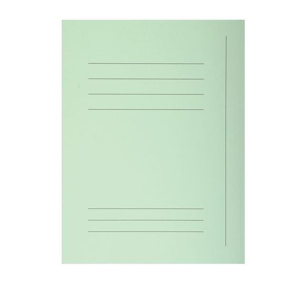 Paquet 50 chem.  imprim. 3 rab. super 210 couleur vert clair