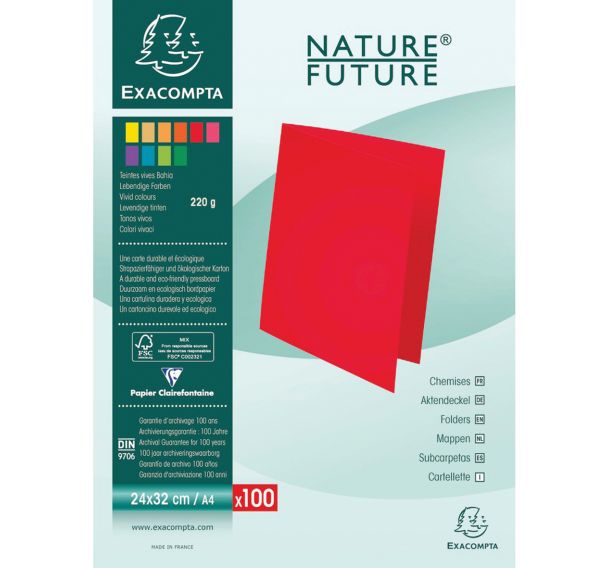 Paquet de 100 chemises rock''s 220 - 24x32cm