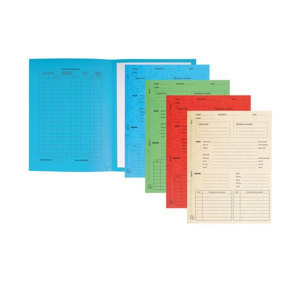 Paquet de 25 dossiers de procédure carte lustrée 25x32cm