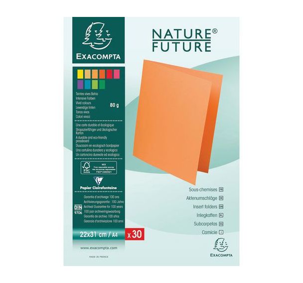 Paquet de 30 sous-chemises rock''s 80 - 22x31cm