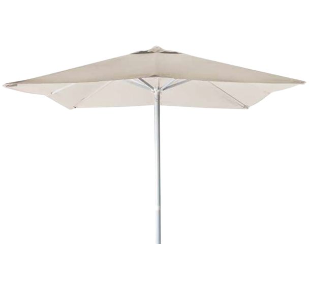 Parasol 2 x 2 m mât alu toile polyester - beige