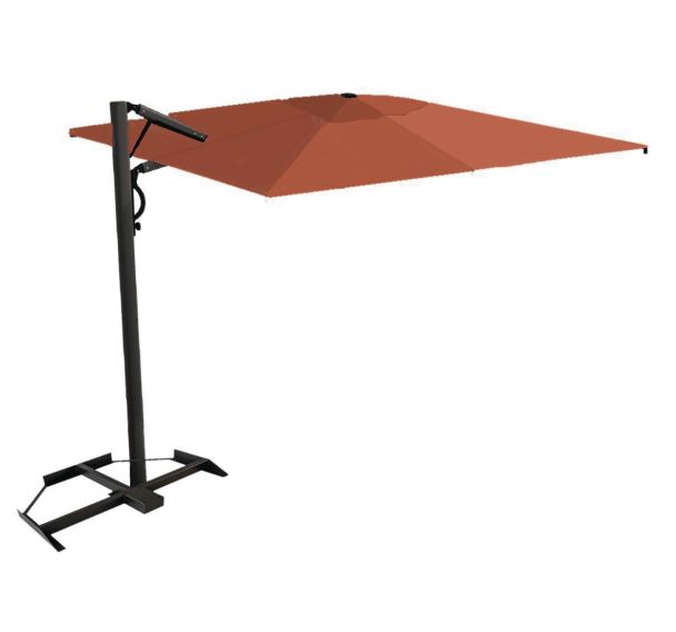 Parasol Astro Carbon 3 x 4 m sans volant Scolaro
