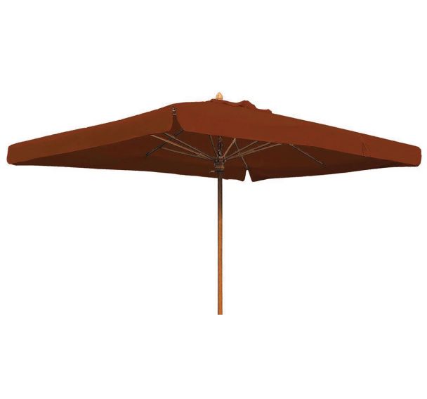 Parasol Palladio standard 3 x 3 m avec volant Scolaro