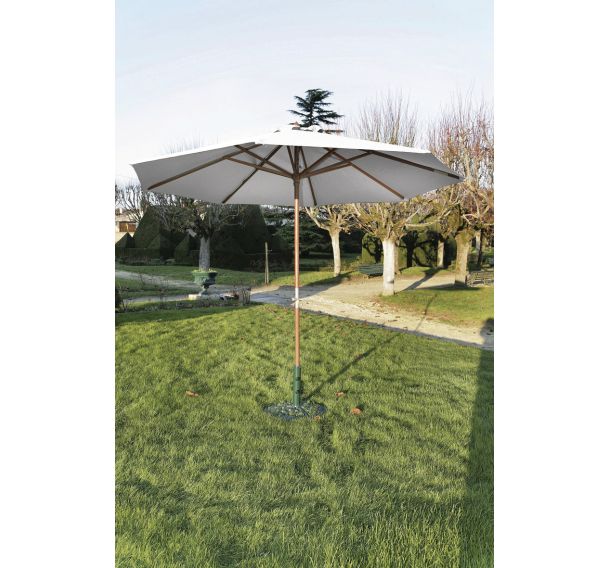 Parasol bois rond Ø 3 m Proloisirs