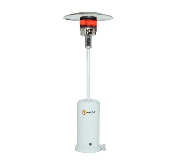 Parasol chauffant au gaz propane