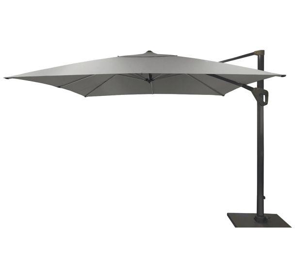 Parasol déporté Elios orientable manivelle alu - Proloisirs