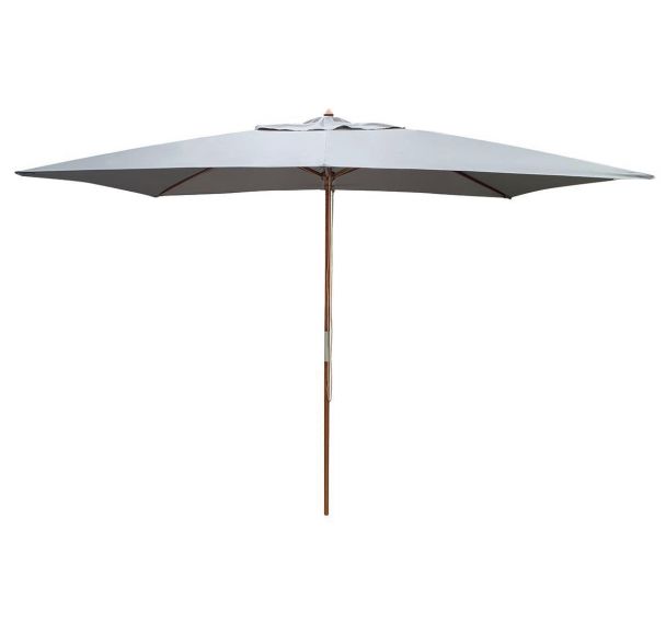 Parasol droit bois 3 x 2 m Proloisirs