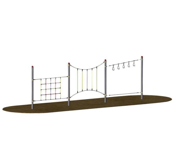 Parcours de grimpe complet Vario F - scellement direct