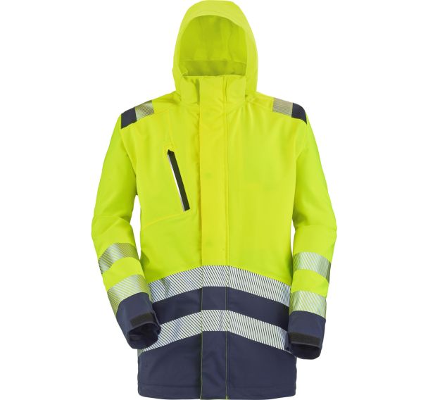 Parka Erwin PI 9P02PI - Jaune fluo/Marine - Cepovett Safety