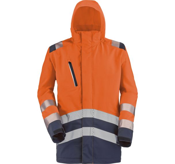 Parka Erwin PI 9P02PI - Orange fluo/Marine - Cepovett Safety