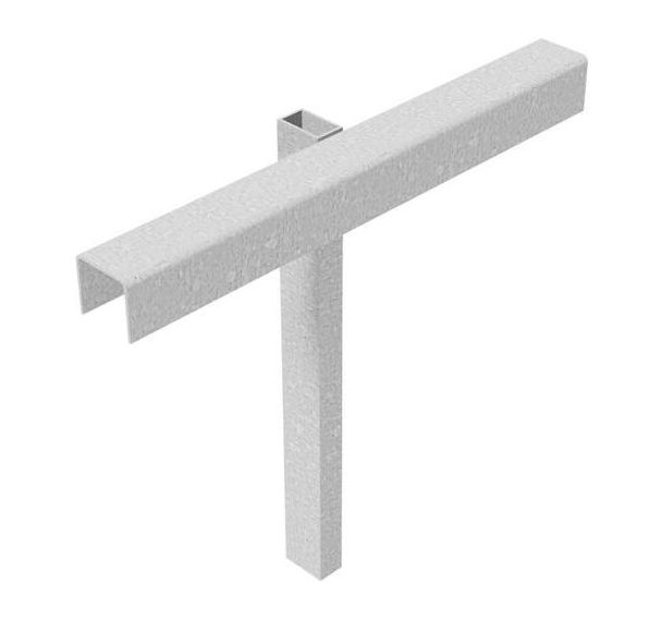 Partie supérieure de support pour clôture mobile en bois - Schake