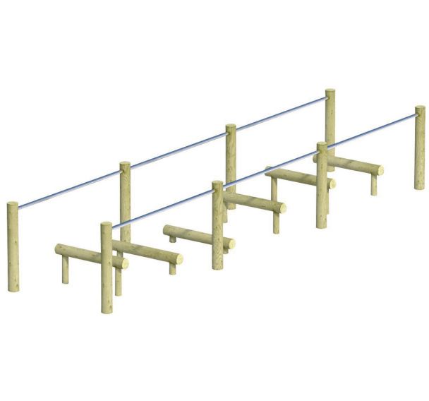 Passage d'obstacles 2 rampes