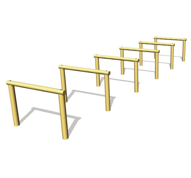 Passage dessus dessous (x6) - scellement direct