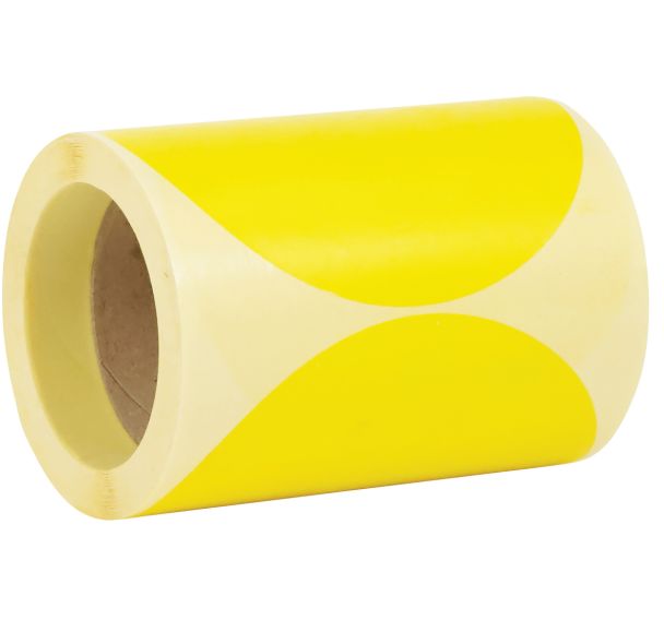 Pastille adhésive amovible en rouleau ø150mm - Manutan Expert