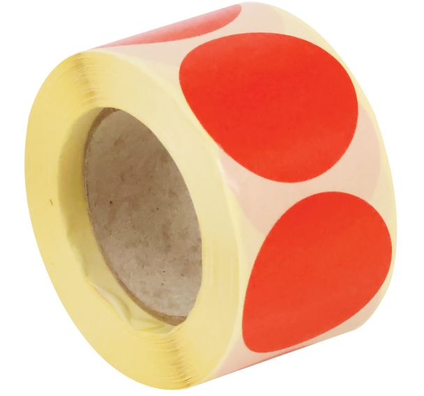 Pastille adhésive amovible en rouleau ø40mm - Manutan Expert