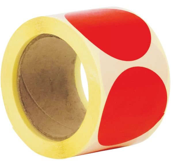 Pastille adhésive amovible en rouleau ø70mm - Manutan Expert