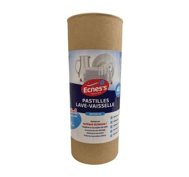Pastille lave vaisselle hydrosoluble tout-en-un-Boîte de 40