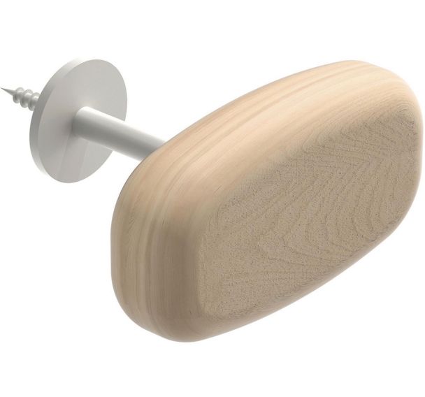 Patère murale à visser - Sherwood - 1 patère - bi-matière