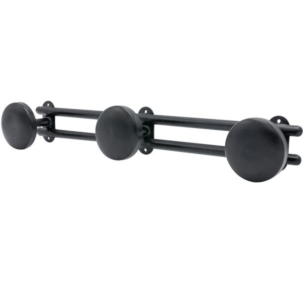 Patère ronde FIX 3 têtes-Ø65mm