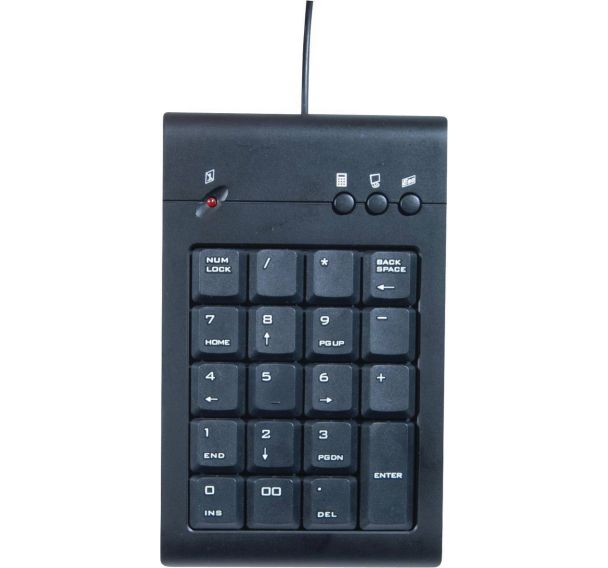 Pavé numérique USB Eco noir