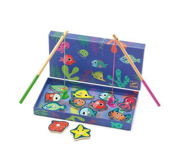 Pêche à la ligne aimantée