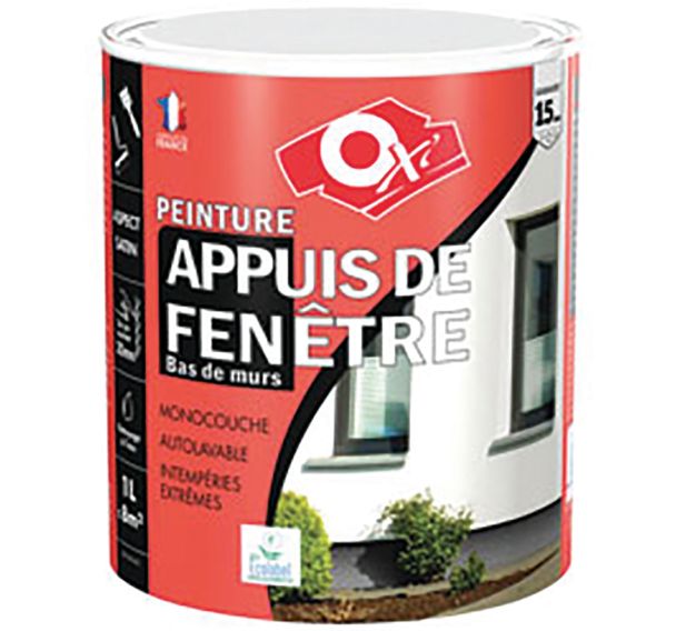Peinture appuis fenêtre 1L - Oxi