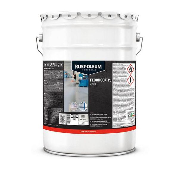 Peinture de sol Floorcoat PU 7200 - 2.5L - Rust Oleum