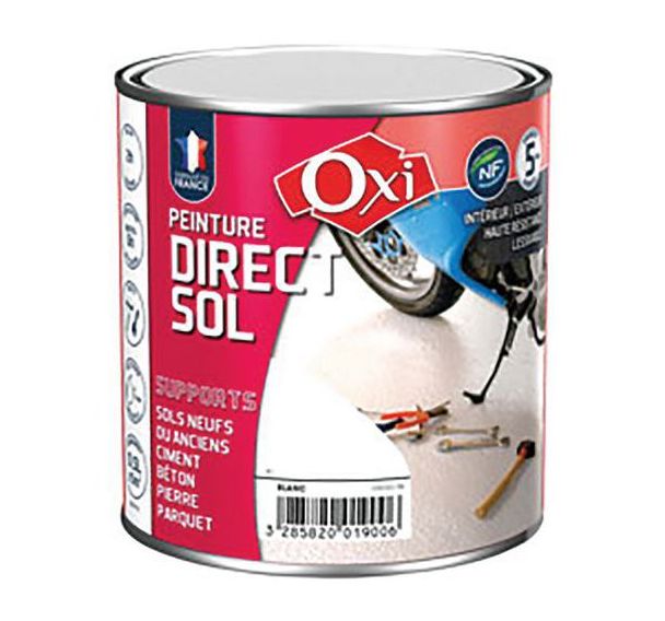 Peinture direct sol satin 0.5L - Oxi