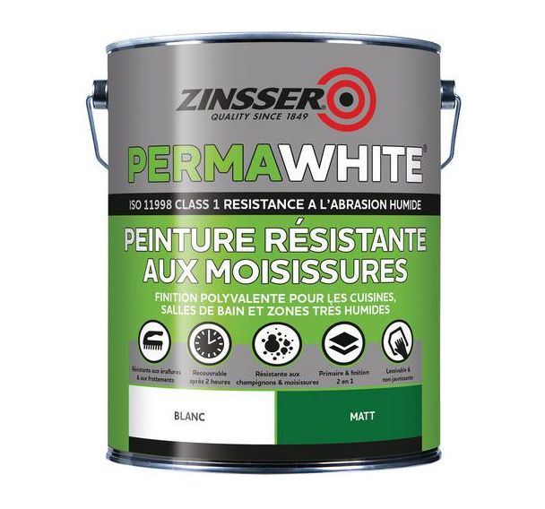 Peinture intérieure antimoisissure - PermaWhite - Zinsser