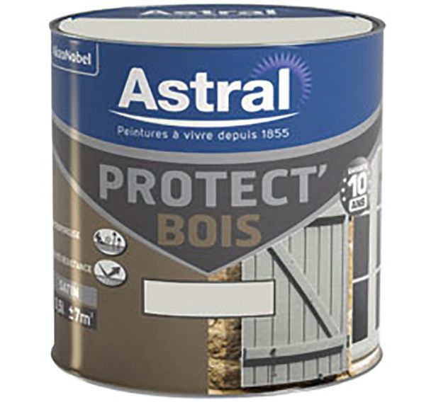 Peinture protectrice bois satinée - Astral