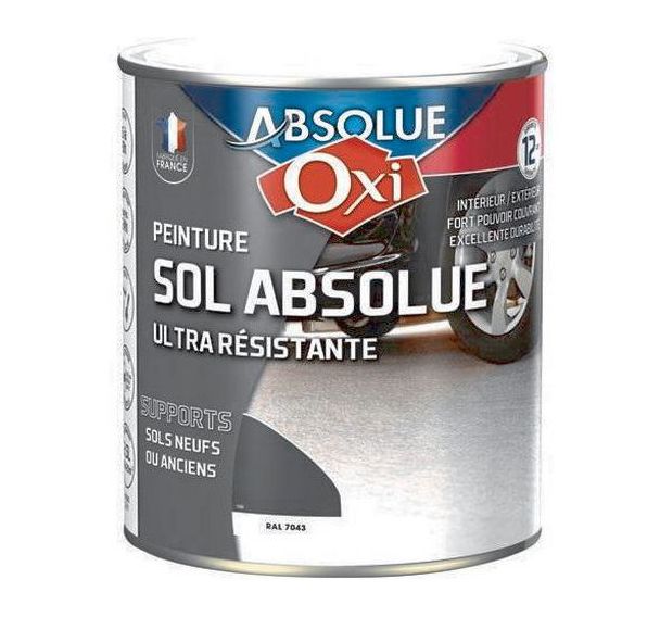Peinture sol veloutée absolue - Intérieur et extérieur
