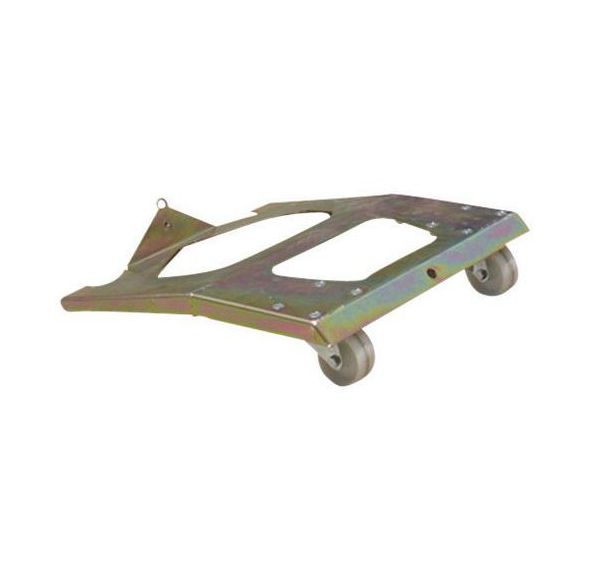 Pelle 500 mm avec roulettes pivotantes