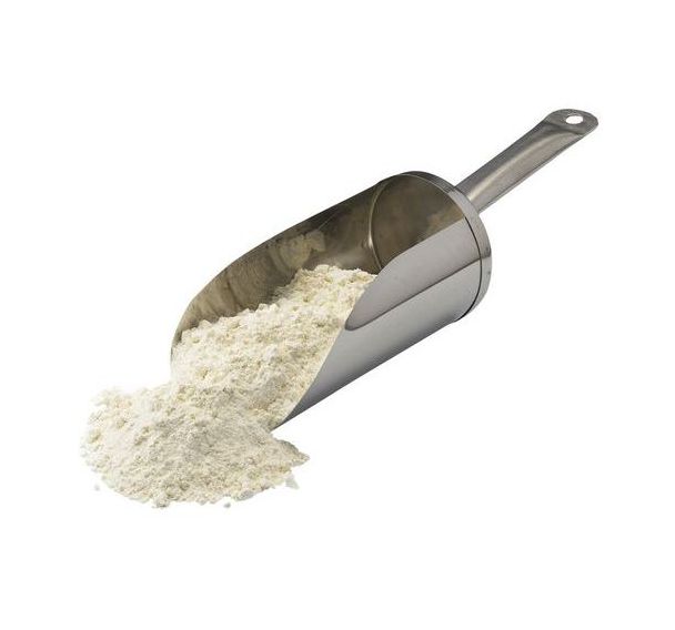 Pelle à farine inox L 425 mm